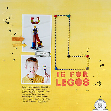 "L" is for Legos