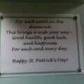 St. Patrick's Day Card - inside