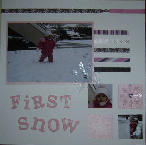 First Snow-Left page