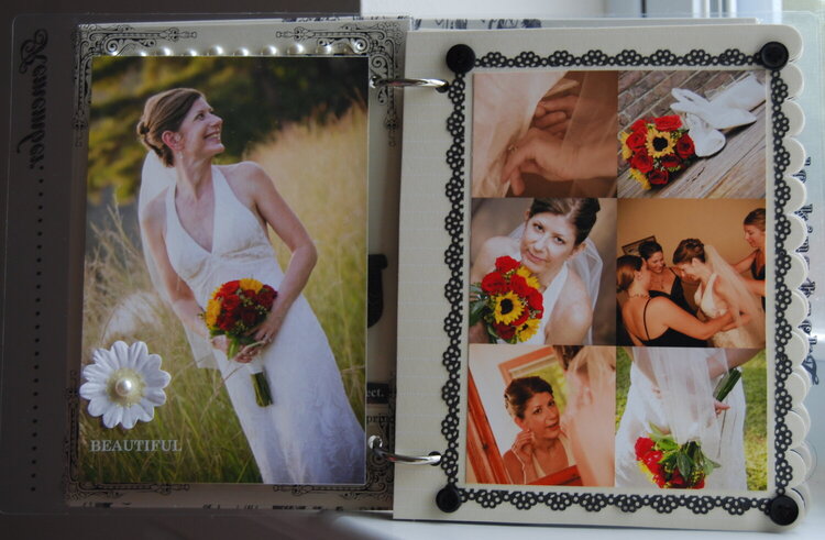 Wedding Mini-Album pages 3-4