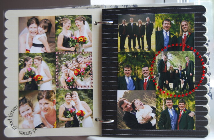 Wedding Mini-Album pages 5-6