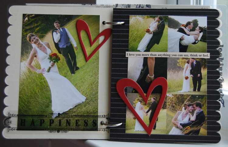Wedding Mini-Album pages 9-10