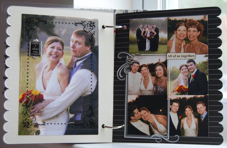 Wedding Mini-Album pages 15-16