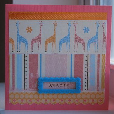 Welcome card