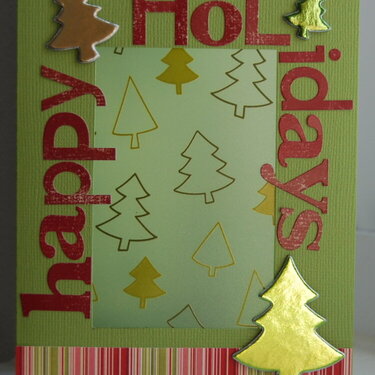 Happy Holidays card