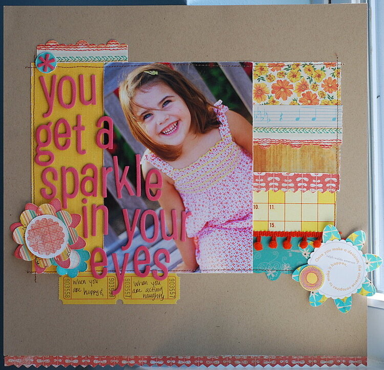 You get a Sparkle *August Kraft Girl Kits*
