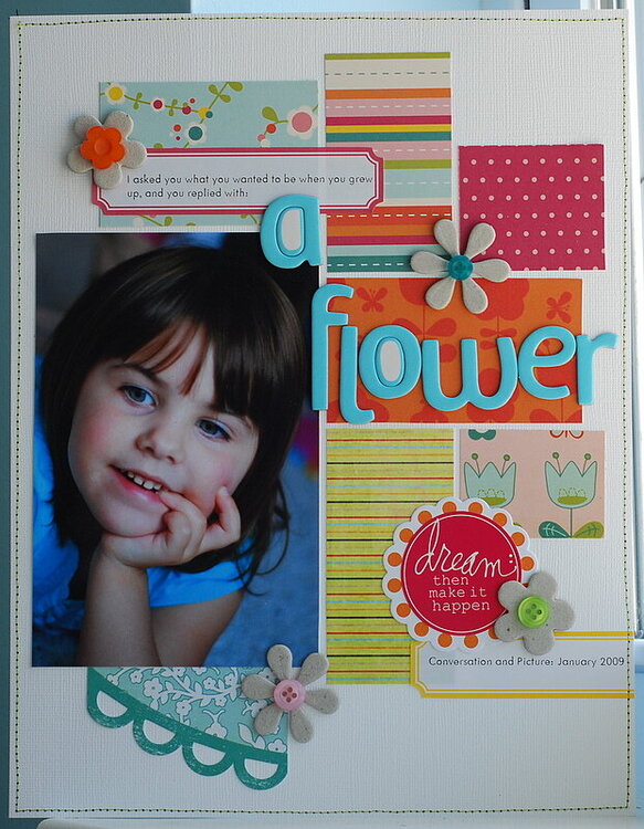 A Flower *April Kraft Girl Kits*