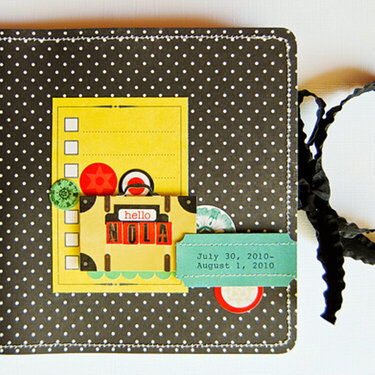 NOLA mini album *April My Scrapbook Nook kit*