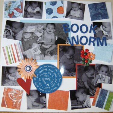 Book Worm-For September Scrap This Challange