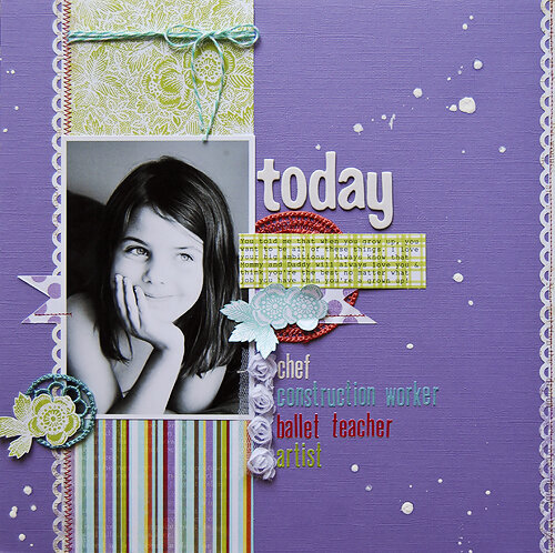 Today *June My Scrapbook Nook kit*