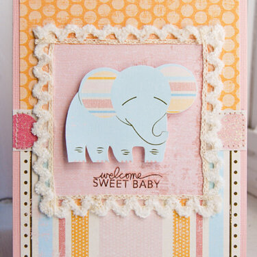 Welcome Sweet Baby card