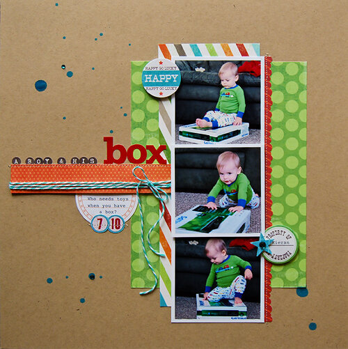 A Boy and his Box *August My Scrapbook Nook Kit*