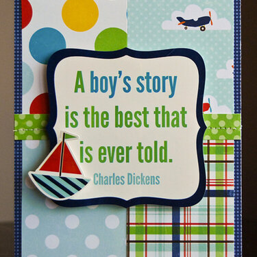 A Boy&#039;s Story card