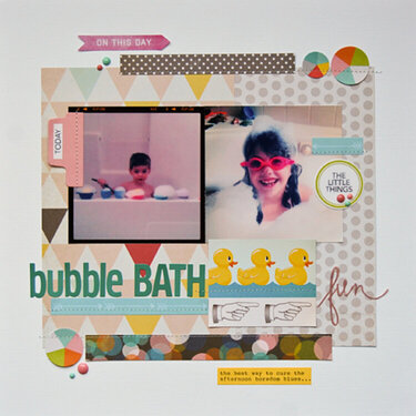 Bubble Bath Fun *Scraptastic All the Lights Kit*