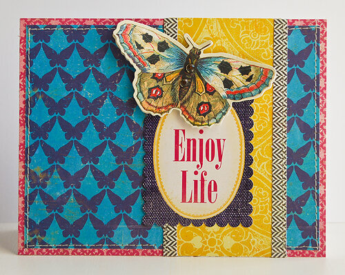 Enjoy Life card *September My Scrapbook Nook*