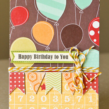 Happy Birthday To You card