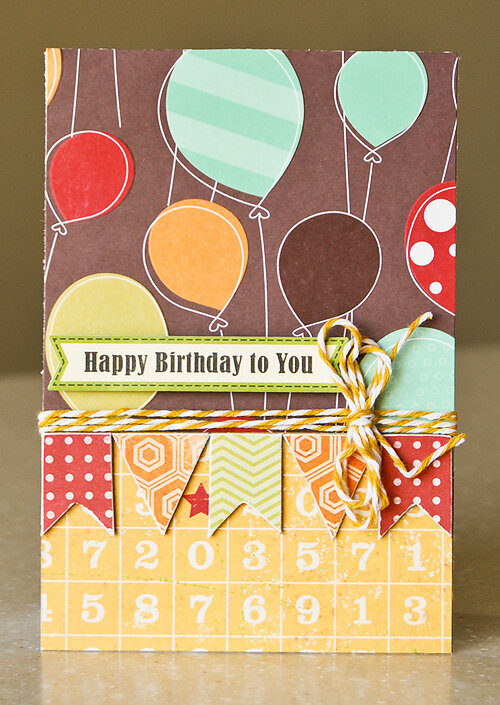 Happy Birthday To You card
