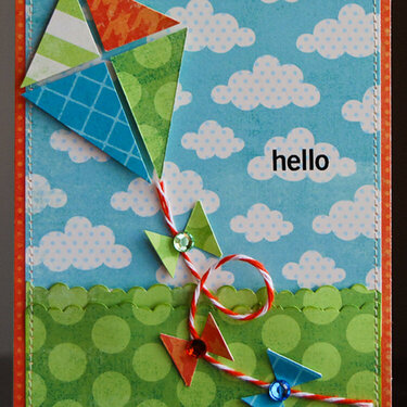 Hello card *August My Scrapbook Nook*