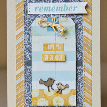 I Love You So So Much card *Scraptastic When Skies Are Grey kit*