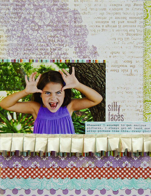 Silly Faces *June My Scrapbook Nook*