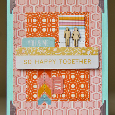 So Happy Together card *Scraptastic Kit Club*
