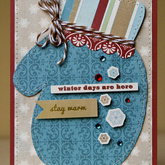 Winter Days Are Here card