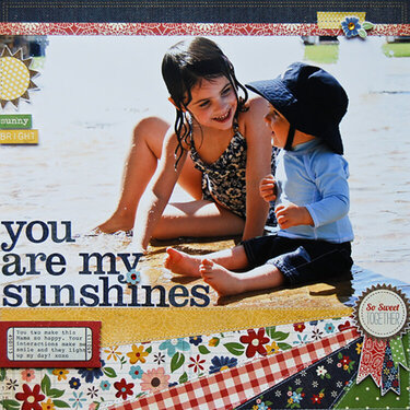 You Are My Sunshines *June My Scrapbook Nook*