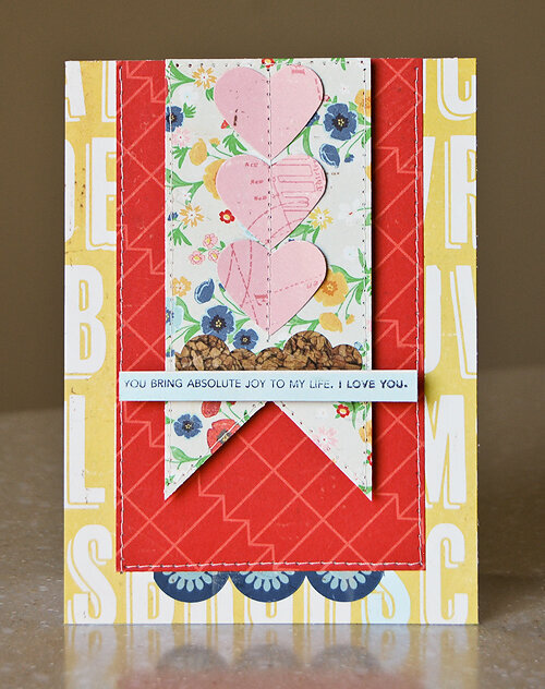 You Bring Joy card *April My Scrapbook Nook*