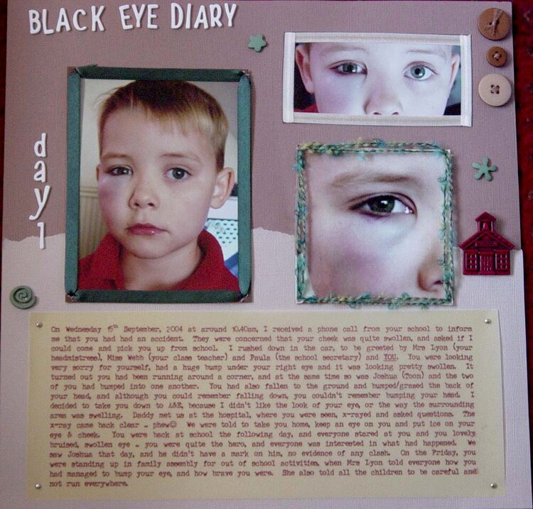 Black Eye Diary