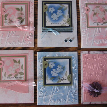 embossed cards