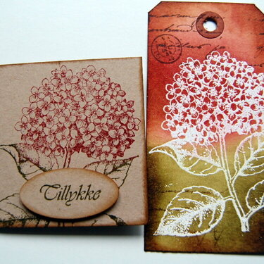 small 3&quot; x 3&quot; card and tag