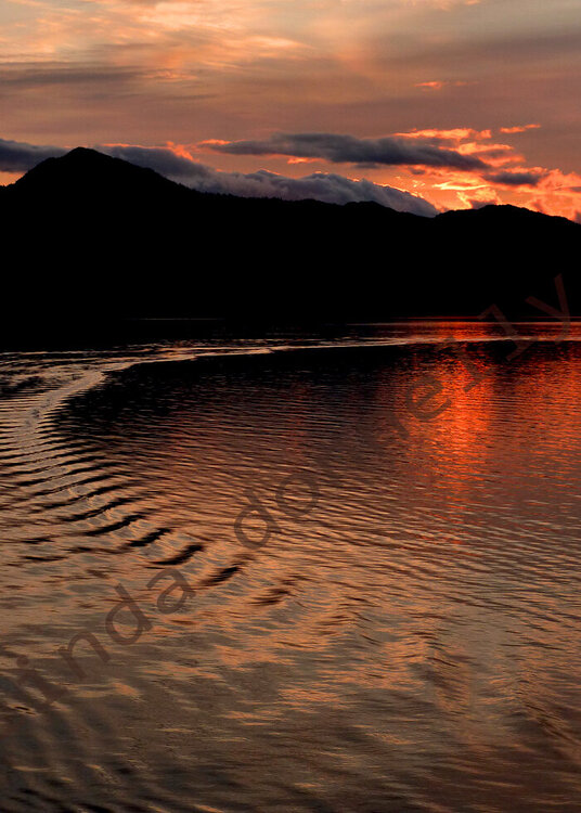 Alaska sunset
