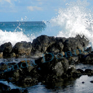 Kauai storm waves