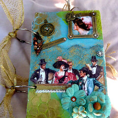 Off to the Races Graphic 45 mixed media journal  NSD CrafterÂ�s Choice Challenge
