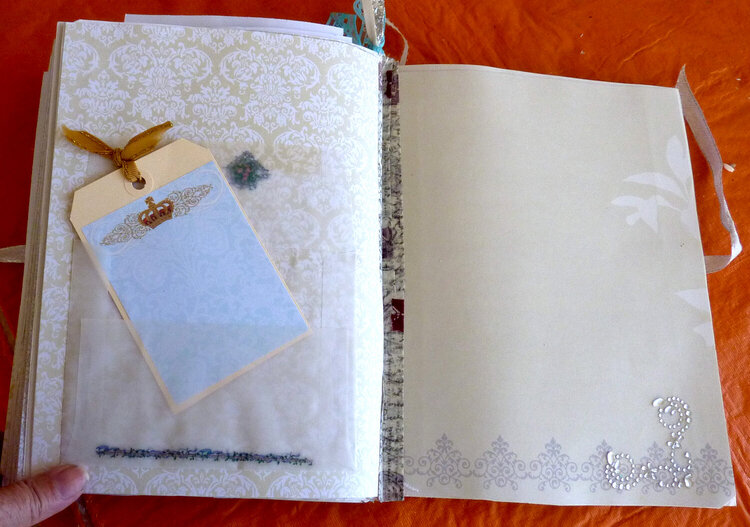 bride wedding memory journal pages