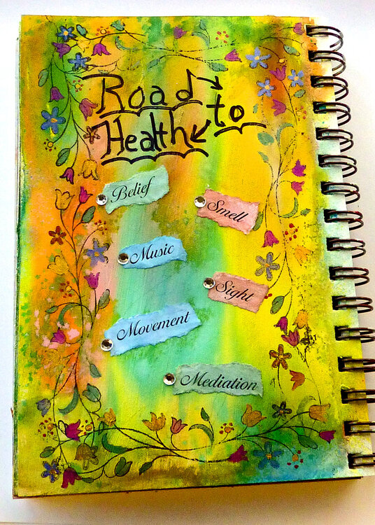Road to Health art journal page