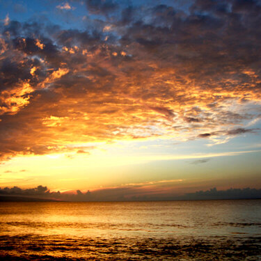 A Maui sunset