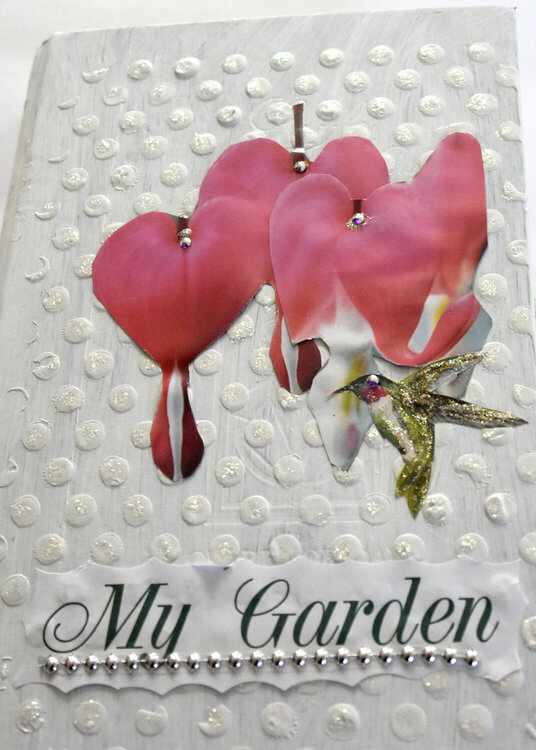 My garden mixed media journal