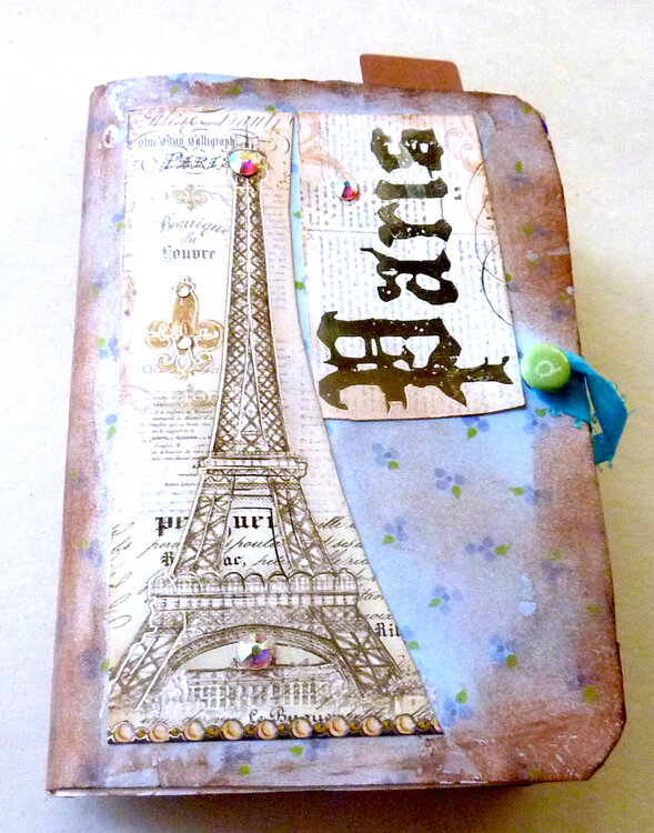 Paris mini travel journal