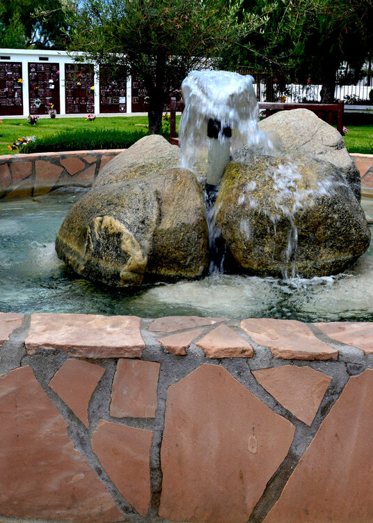 Mission San Luis Rey fountain  photo fun june #5