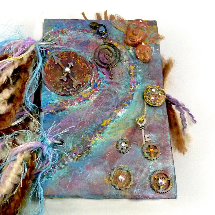 Steampunk Spirit Crystal art journal