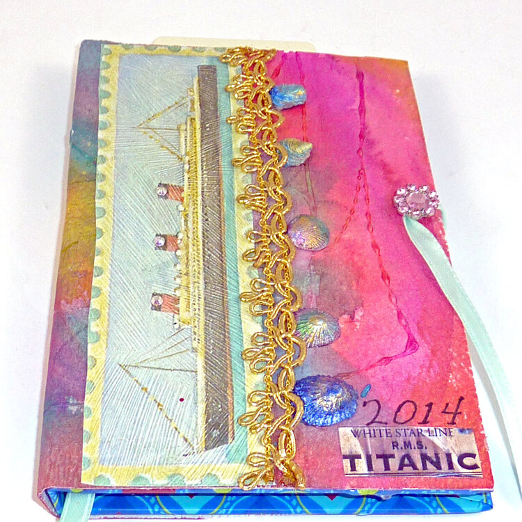 Titanic 2014 mixed media calendar planner