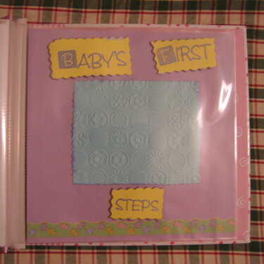 Baby&#039;s first steps - baby album