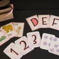 ABC Flashcards w/ Cricut