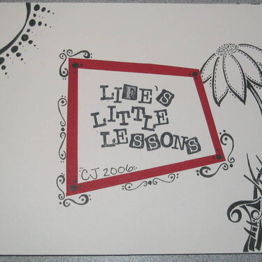 Life&#039;s Little Lessons- title page