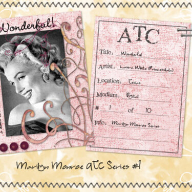Marilyn Monroe ATC #1