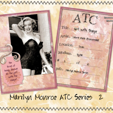 Marilyn Monroe ATC#2