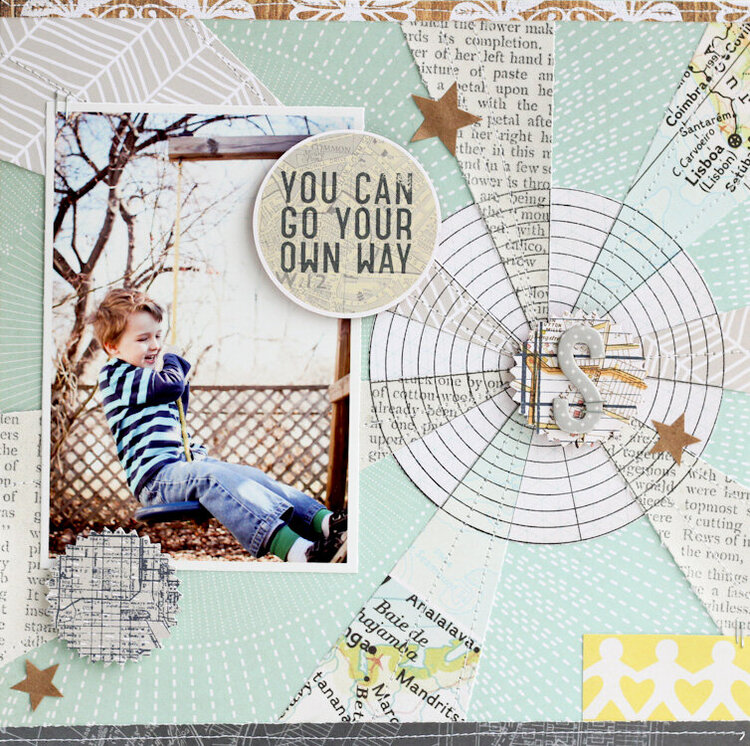 you can go your own way // NEW studio calico papers + stamps