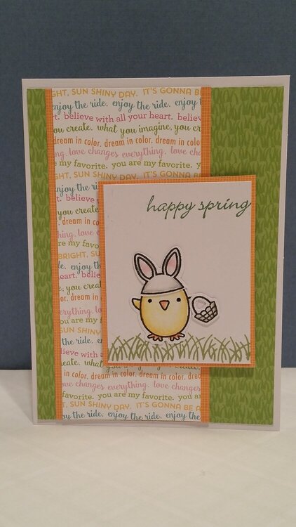 Lawn Fawn Easter Card