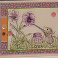 House Mouse Spring Card